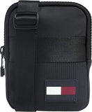 Tommy Hilfiger Compact Xover Sports Tape, Men’s Top-Handle Bag, Black, 2x17x13 cm (B x H T)