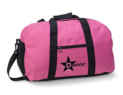 Dansbagz By Danshuz Women's Star Dance Duffel Bag, Pink, OS