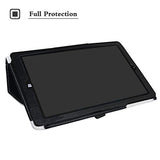 Nuvision Solo 10 Draw Tm101W610L Case,Mama Mouth Pu Leather Folio 2-Folding Stand Cover For 10.0"