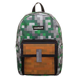 Minecraft Squares Allover Print Backpack Bookbag