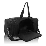 DALIX Blank Duffle Bag Duffel Bag in Black Gym Bag