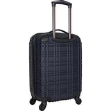 Ben Sherman Luggage Nottingham 20" Embossed PAP 4-Wheel Carry-On (Light Silver)