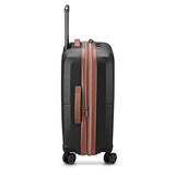 DELSEY Paris St. Tropez Hardside Expandable Luggage with Spinner Wheels, Black, Checked-Large 28 Inch