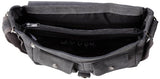 David King & Co. Full Flap Messenger Distressed, Grey, One Size