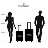 Regent Square Travel - Expandable Softside Luggage Set With Spinner Goodyear Wheels - Set of 2 Pieces - Soft Case - Fuchsia