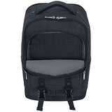 Ben Sherman Heather Polyester Double Compartment 15.6" Computer Travel Backpack, Navy, One Size