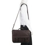 Kenneth Cole Reaction Leather Single Compartment Flapover 15.0" Computer Business Case Laptop