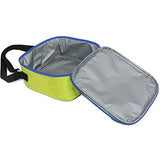 Fila Siesta Insulated Lunch Bag Container, Lime/Blue