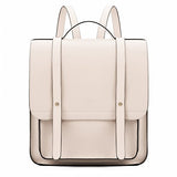 ECOSUSI Women Briefcase Laptop Backpack PU Leather Satchel Messenger Bag Fits up to 14 Inch Laptops