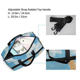 Gym Bag Sea Star Shell Beach Colorful Duffle Bag Large Sport Travel Bags for Men Women