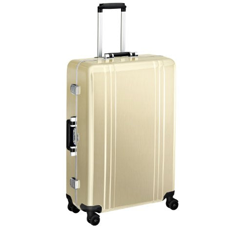 Zero Halliburton Classic Polycarbonate 28 Inch 4 Wheel Spinner Travel Case, Polished Gold, One Size