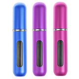 Kloud City 3pcs 5ml Mini Portable Refillable Perfume Bottle Plastic Empty Spray Bottle with