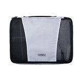 LUCKIPLUS 3-Pcs Packing Cubes Travel Compression Luggage Packing Organizer Set Multi-Functional