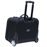 Calpak Suitor Black Rolling Carry On 16-Inch Laptop Overnighter