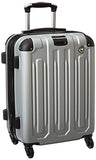 Mia Toro Regale Composite Hardside Spinner Carry-On, Grey, One Size