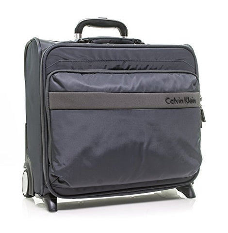 Calvin Klein Flatiron 3.0 Wheeled Pilot Case Rolling Duffel, Grey, One Size