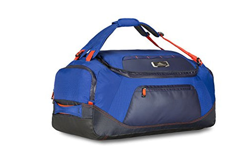 High Sierra At8 Duffel Backpack, Sapphire/Red Line/True Navy, 26"