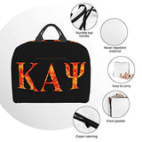 ZHUOBAIL Ka-pp_a A_lp-ha Ps-i 1911 KAP Fraternity Nupes Travel Duffel Bag Storage Packet Foldable Lightweight Portable High Capacity Tote Carry on Luggage Bags Handbag Box 16x6x12.6 inch