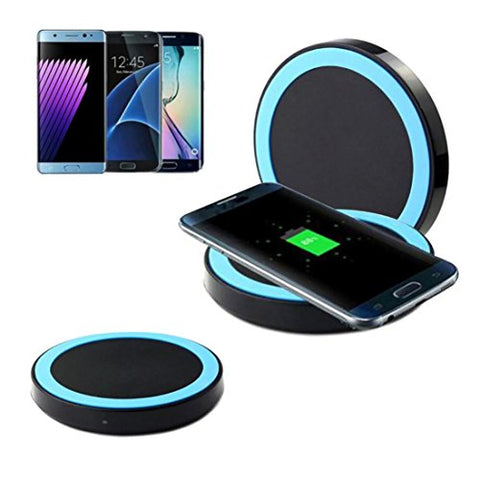 Fast Charge Pad,Hp95(Tm) Qi Wireless Power Charger Charging Round Pad For Samsung Galaxy S8/S8 Plus