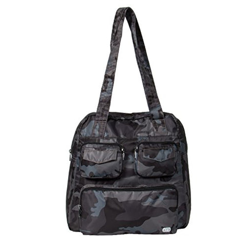 Lug Women'S Puddle Jumper Packable Duffel Bag, Camo Black, One Size
