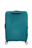 American Tourister Soundbox - Spinner Medium Expandable Suitcase, 67 cm, 81 liters, Green (Jade Green)