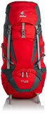 Deuter Act Lite 40 + 10 Ultralight Trekking Backpack, Fire / Granite