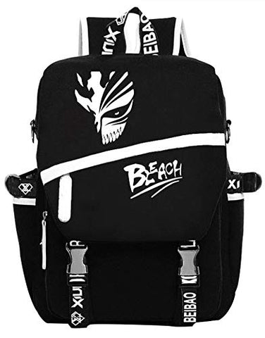 Gumstyle BLEACH Anime Cosplay Luminous Laptop Backpack Rucksack Schoolbag Book Bag Unisex Student