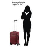 Travelpro Luggage Platinum Elite 21" Carry-On Expandable Spinner With Usb Port, Bordeaux