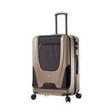 Mia Toro Italy Ibeido Hardside 27 Inch Spinner Luggage,Champagne