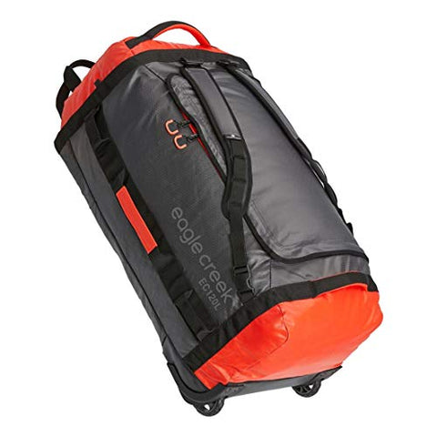 Eagle Creek Cargo Hauler Rolling Duffel, 120L-XL, Flame/Asphalt