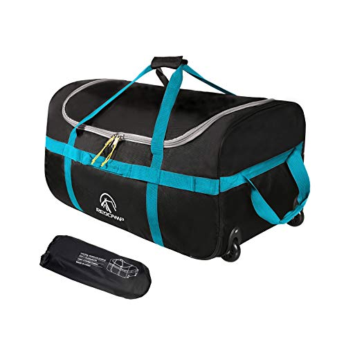Waterproof Nylon Foldable Travel Bag Storage Duffel Bag Packable  Lightweight Luggage Bag for Men and Women Sea Green: Buy Online at Best  Price in UAE - Amazon.ae