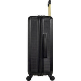 Anne Klein Aurora 3 Piece Hardside Spinner Luggage Set, Black