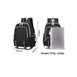 Nanston Attack On Titan Backpack-College Laptop Backpack with USB Charging Port Teens Lightweight Travel Backpack