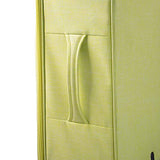 Mia Toro M1127-24In-Lim Italy Kitelite Strato Softside 24 Inch Spinner, Yellow