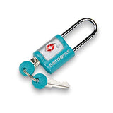 Samsonite Travel Sentry 2-Pack Key Locks, Emerald Teal