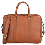 Banuce Vintage Full Grain Italian Leather Briefcase for Men Women Business Tote Messenger Satchel