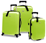 Traveler’S Choice Freedom 3-Piece Lightweight Luggage Set, Apple Green (20"/25"/29")