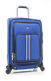 Tommy Hilfiger Signature Solid 20" Expandable Spinner, blue