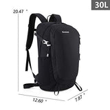 Gonex 30L Small Hiking Backpack, Lightweight Water Repellent Daypack for Travel Camping Outdoor