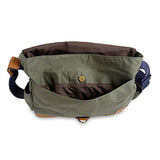 J World New York Sam Canvas Messenger Bag, Khaki, One Size