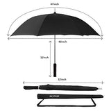 LED Umbrella - Lightsaber Laser Sword Light up Umbrella with 7 Color Changing On the Shaft/Built in Torch at Bottom by Bestkee (Black)