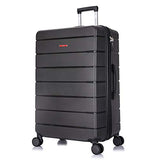 DUKAP Definity Lightweight Hardside Spinner 28'' inches Large Luggage Grey