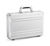 Zero Halliburton Super Slimline Aluminum Attache Case in Silver