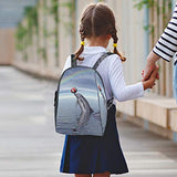 Rainbow Dolphin School Backpack For Girls Kids Kindergarten School Bags Child Bookbag