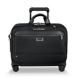Briggs & Riley @work Large Spinner Briefcase (BLACK, FREE MONOGRAMMING)