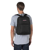 JanSport SuperBreak Backpack - School, Travel, or Work Bookbag with Water Bottle Pocket, Black