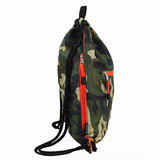 Eastsport Drawstring Sackpack Sling Backpack, Army Camo
