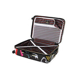 HALINA Nikki Chu Kiss Me 3 Piece Set Luggage, Multicolor