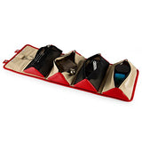 Lencca Stowaway Womens 4 Pouch Roll Up Travel Organizer Bag