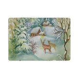 Passport Holder Christmas Moose Passport Cover Case Wallet Card Storage Organizer for Men Women